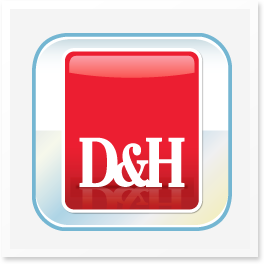 D&H logo in 2012