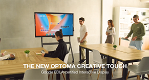 Still Shot of the video Optoma Creative Touch 5-Series