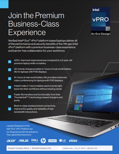 Market+SHIFT Intel Evo Resources